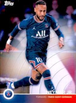 2021-22 Topps Paris Saint-Germain Team Set #17 Neymar Jr