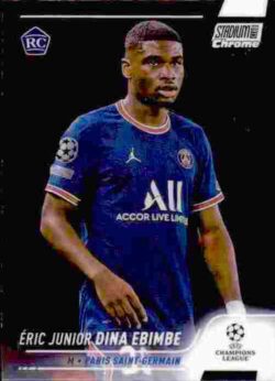 2021-22 Topps Stadium Club Chrome UCL #041 Eric Junior Dina Ebimbe