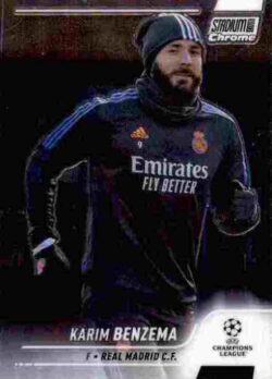 2021-22 Topps Stadium Club Chrome UCL #068 Karim Benzema