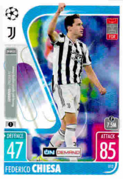 2021-22 Topps UCL-EL Match Attax Extra #010 Federico Chiesa