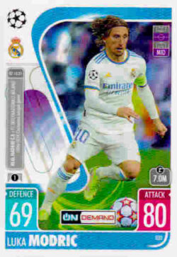 2021-22 Topps UCL-EL Match Attax Extra #030 Luka Modric