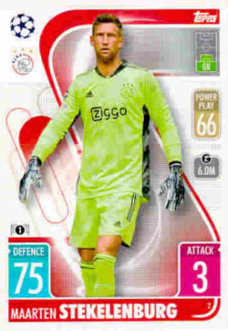 2021-22 Topps UCL-EL Match Attax #002 Maarten Stekelenburg