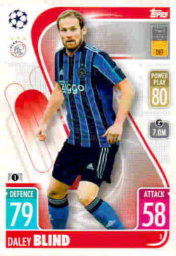 2021-22 Topps UCL-EL Match Attax #003 Daley Blind