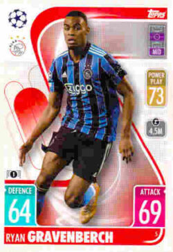 2021-22 Topps UCL-EL Match Attax #005 Ryan Gravenberch