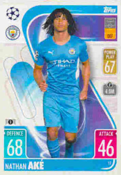 2021-22 Topps UCL-EL Match Attax #017 Nathan Aké