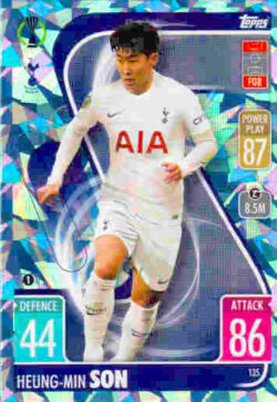 2021-22 Topps UCL-EL Match Attax #125 Crystal Heung-Min Son