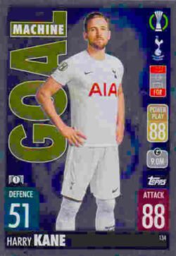 2021-22 Topps UCL-EL Match Attax #134 Harry Kane