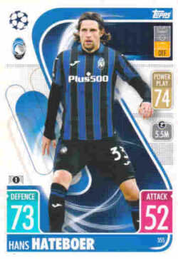 2021-22 Topps UCL-EL Match Attax #355 Hans Hateboer