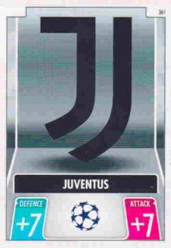 2021-22 Topps UCL-EL Match Attax #361 Juventus Club Badge