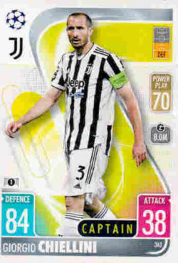 2021-22 Topps UCL-EL Match Attax #363 Giorgio Chiellini