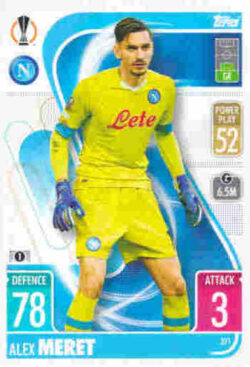 2021-22 Topps UCL-EL Match Attax #371 Alex Meret