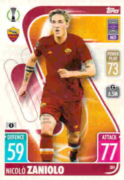 2021-22 Topps UCL-EL Match Attax #384 Nicolo Zaniolo