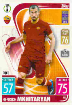 2021-22 Topps UCL-EL Match Attax #385 Henrikh Mkhitaryan