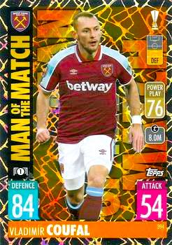 2021-22 Topps UCL-EL Match Attax #394 Vladimír Coufal