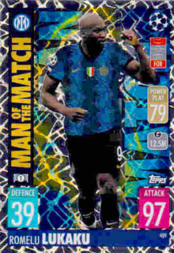 2021-22 Topps UCL-EL Match Attax #409 Romelu Lukaku