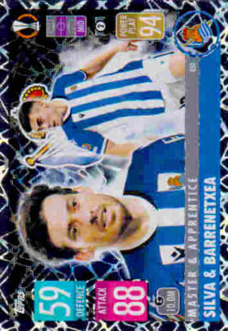 2021-22 Topps UCL-EL Match Attax #430 Silva-Barrenetxea