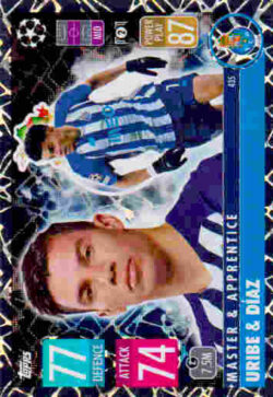 2021-22 Topps UCL-EL Match Attax #435 Uribe-Diaz