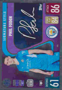 2021-22 Topps UCL-EL Match Attax #436 Phil Foden