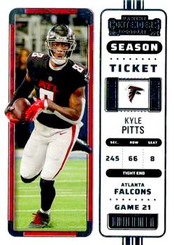 2022 Panini Contenders Football #009 Kyle Pitts