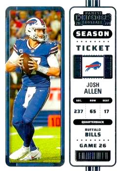 2022 Panini Contenders Football #011 Josh Allen