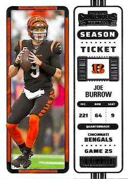 2022 Panini Contenders Football #017 Joe Burrow