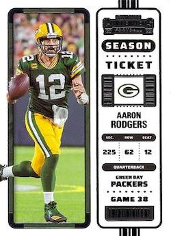 2022 Panini Contenders Football #040 Aaron Rodgers