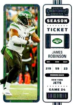 2022 Panini Contenders Football #053 James Robinson