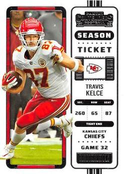 2022 Panini Contenders Football #059 Travis Kelce