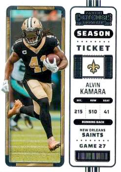 2022 Panini Contenders Football #064 Alvin Kamara