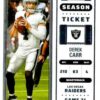 2022 Panini Contenders Football #066 Derek Carr