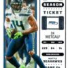 2022 Panini Contenders Football #089 DK Metcalf