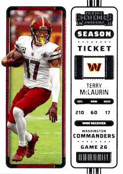 2022 Panini Contenders Football #099 Terry McLaurin