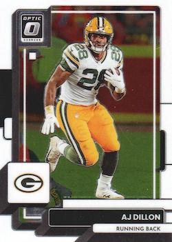 2022 Panini Donruss Optic Football #072 AJ Dillon