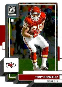 2022 Panini Donruss Optic Football #100 Tony Gonzalez