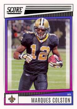 2022 Panini Score Football #062 Marques Colston