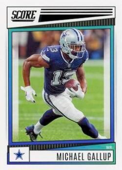 2022 Panini Score Football #221 Michael Gallup