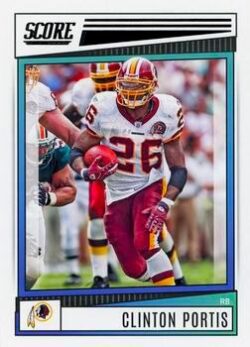 2022 Panini Score Football #260 Clinton Portis