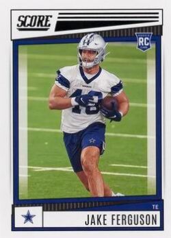 2022 Panini Score Football #375 Jake Ferguson