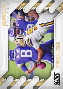 2022 Panini Score Football #SA-CJ Sack Attack Cameron Jordan