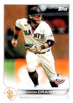 2022 Topps Opening Day #108 Brandon Crawford