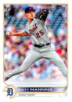 2022 Topps Baseball Series 1 #031 Matt Manning Front