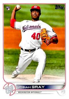 2022 Topps Baseball Series 1 #043 Josiah Gray