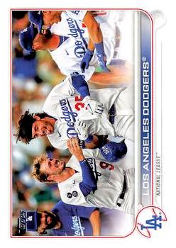 2022 Topps Baseball Series 2 #469 Los Angeles Dodgers Team Card