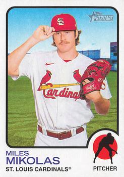 2022 Topps Heritage Baseball High Number #514 Miles Mikolas