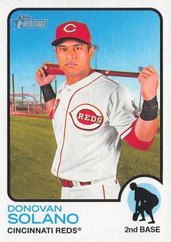 2022 Topps Heritage Baseball High Number #573 Donovan Solano