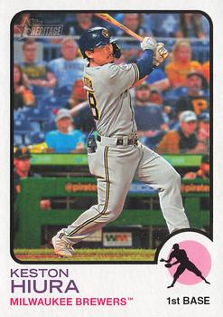 2022 Topps Heritage Baseball High Number #587 Keston Hiura