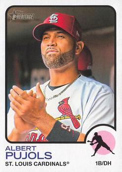 2022 Topps Heritage Baseball High Number #592 Albert Pujols