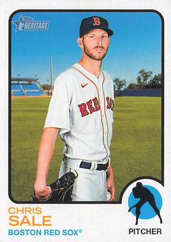 2022 Topps Heritage Baseball High Number #637 Chris Sale