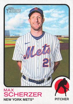 2022 Topps Heritage Baseball High Number #641 Max Scherzer