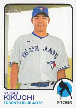 2022 Topps Heritage Baseball High Number #687 Yusei Kikuchi